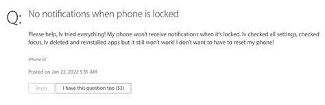 iphone no notification when locked.